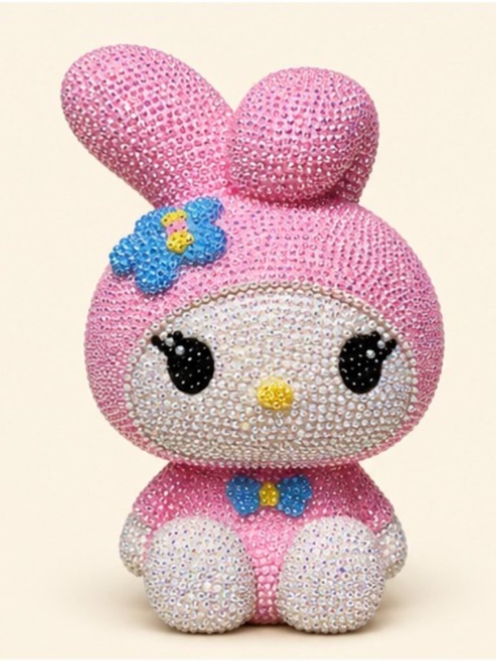 My Melody Pink Rhinestone Figurine – Sparkly Sanrio Collectible